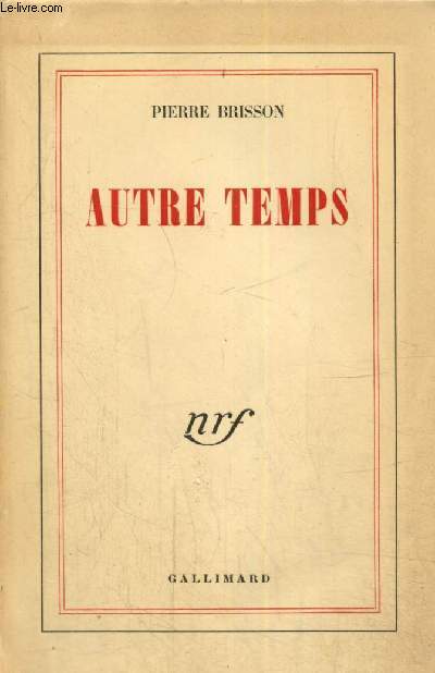 Autre temps