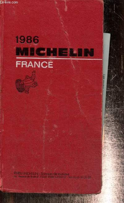 Guide Michelin 1986 : France