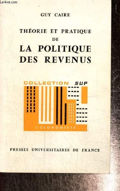 Thorie et pratique de la politique des revenus (Collection 