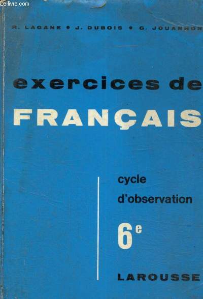 Exercices de Franais - Cycle d'observation, 6e