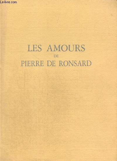 Les Amours de Pierre de Ronsard (extrait publicitaire)