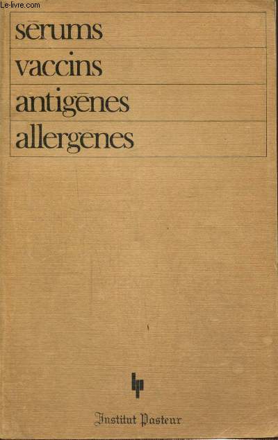 Srums, vaccins, antignes, allergnes