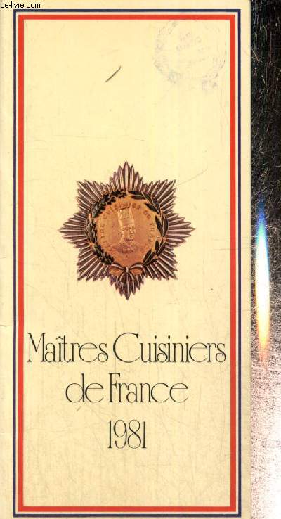 Matres Cuisiniers de France - 1981