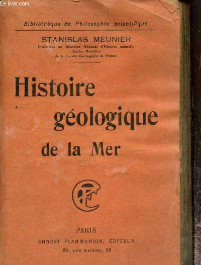 Histoire gologique de la Mer (Collection 