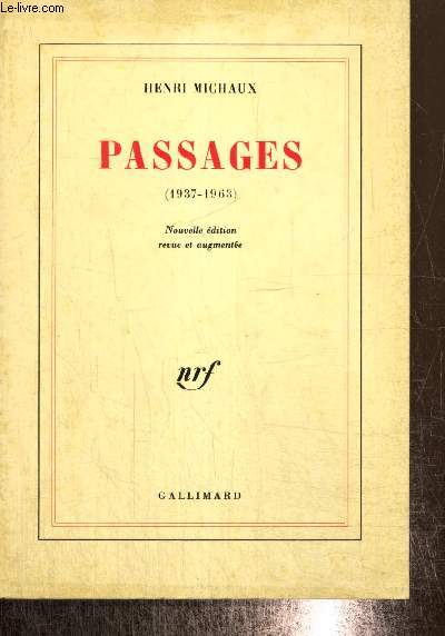 Passages -1937-1963)