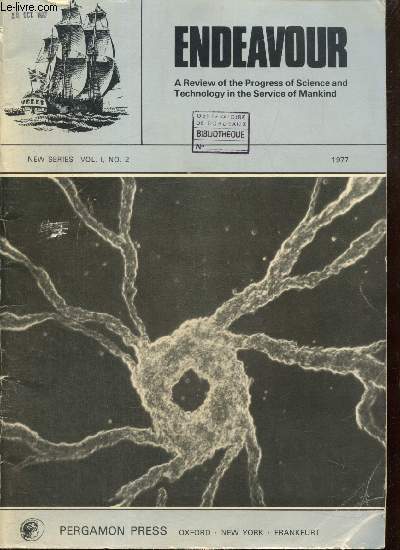 Endeavour, n2 : Rodents, evolution and prehistory (J. Chaline) / Sex pheromones of moths (J. Weatherston, Jean Percy) / Mass spectrometry of biochemical materials (A.H. Jackson) /...