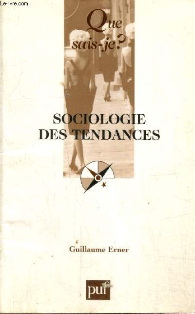 Sociologie des tendances (Collection 