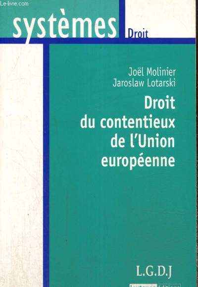 Droit du contentieux de l'Union europenne (Collection 