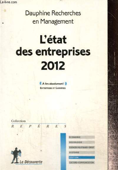 L'tat des entreprises 2012 (Collection 