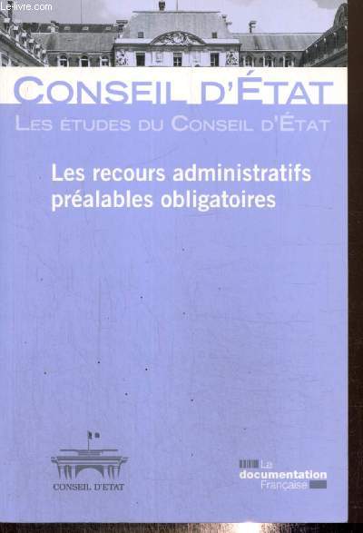 Les recours administratifs pralables obligatoires