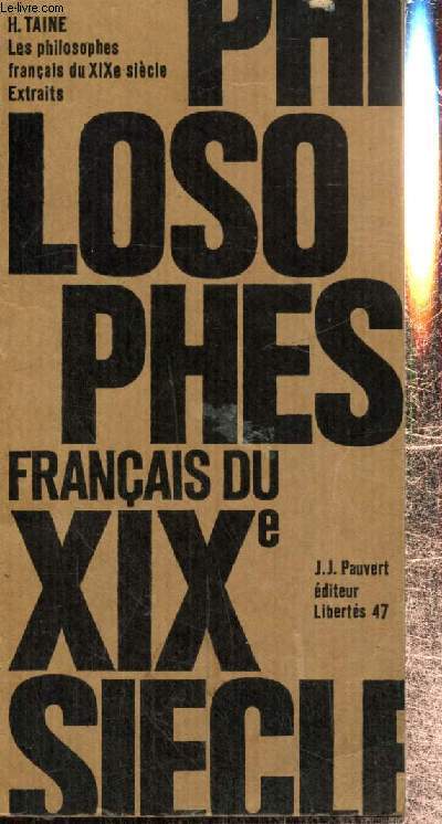 Les philosophes franais du XIXe sicle - Extraits