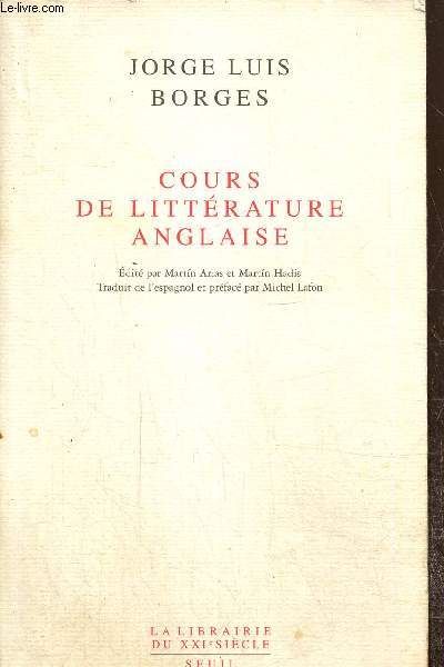 Cours de littrature anglaise (Collection 