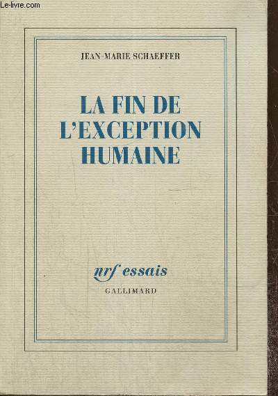 La fin de l'exception humaine