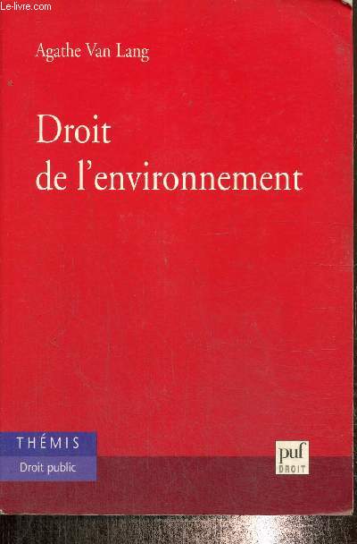 Droit de l'environnement (Collection 