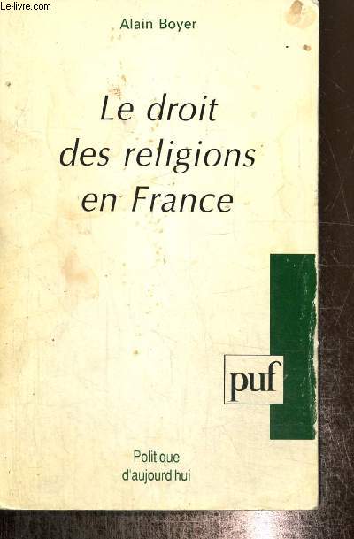 Le droit des religions en France (Collection 