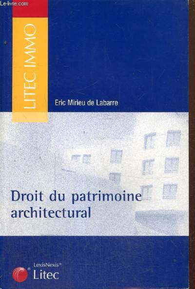 Droit du patrimoine architectural