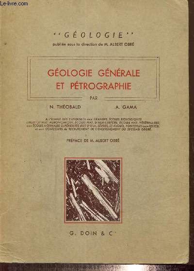 Gologie gnrale et ptrographie