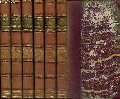 Le Vicomte de Bragelonne ou Dix ans plus tard, complment des Trois Mousquetaires et de Vingt Ans Aprs, tomes I  VI (6 volumes, tomaison complte)
