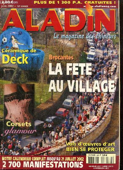 Aladin, le magazine des chineurs, 16e anne, n168 (juin 2002)