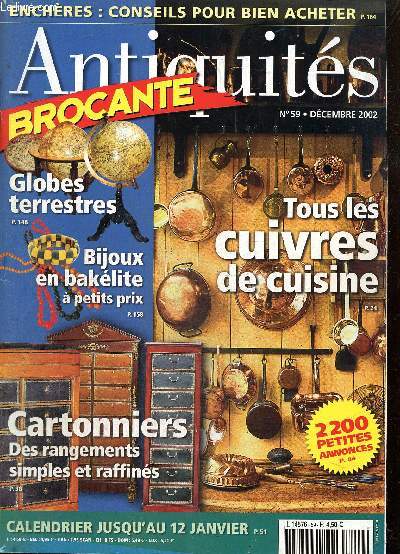 Antiquits Brocante, n59 (dcembre 2002) :