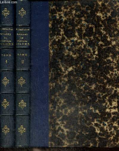 Vie et Voyages de Christophe Colomb, tomes I et II (2 volumes)