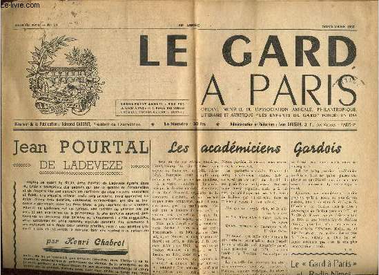 Le Gard  Paris, n21 (novembre 1953)