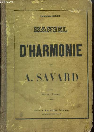 Manuel d'Harmonie