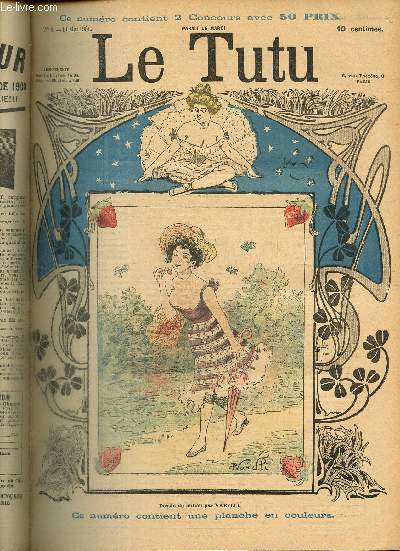 Le Tutu, n8 (14 mai 1901) : Les Mmoires d'une malle / L'homme terrible / Le tutu  travers les ges / Au fond, c'est vrai / Triste conjoncture / Langue universelle / Coutumes bretonnes /...