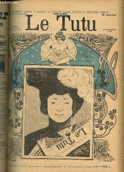 Le Tutu, n34 (12 novembre 1901) : Franck & Rosette, ou le journal d'un homme simple / Pense exprimentale / Signe ineffaable / Emabrras / Tromp d'tage / Amour et ivrognerie /...
