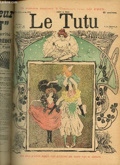 Le Tutu, n35 (19 novembre 1901) : Franck & Rosette, ou le journal d'un homme simple / Le bon truc / Bonnes petites camarades / Les avaris / Deux poires pour une / Prvoyance justifie /...