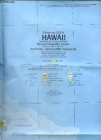 Carte : Close-up : U.S.A., Hawaii