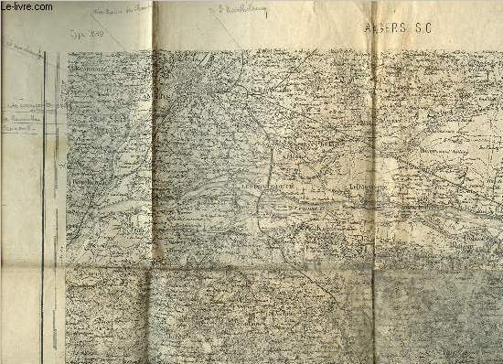 Carte d'Etat-Major d'Angers S.O. - Type 1889 - 106