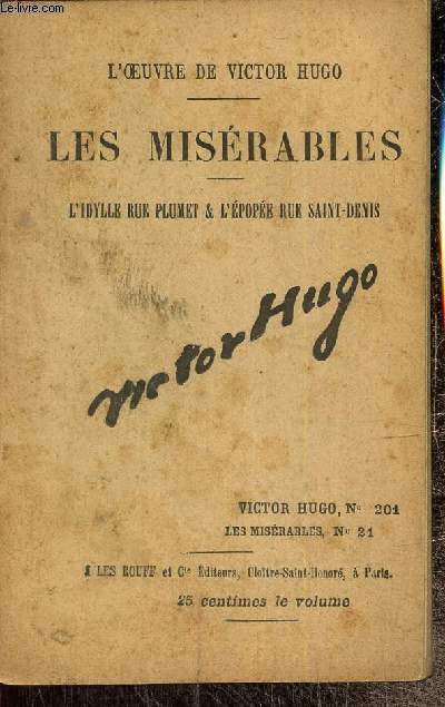 Les Misrables, n21 : 4e partie, L'idylle rue Plumet & l'pope rue Saint-Denis