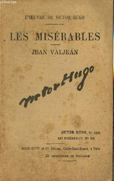 Les Misrables, n28 : 5e partie, Jean Valjean