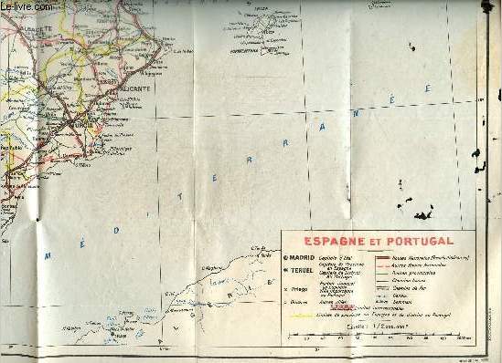 Carte : Espagne et Portugal