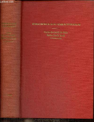 Contes et romans nationaux et populaires, tome VII : Matre Daniel Rock / Contes des bords du Rhin / L'oeil invisible et autres contes