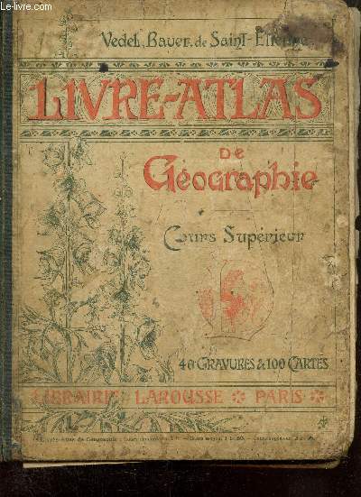 Livre-Atlas de Gographie - Cours Suprieur