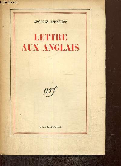 Lettre aux Anglais