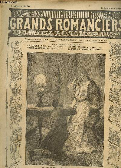 Les Grands Romanciers - Journal populaire illustr, 2e anne, n50 (1er septembre 1922) : La Dame en Noir (Emile Richebourg) / Roger-la-Honte (Jules Mary) / Les Deux Orphelines (Adolphe d'Ennery) / La bande  Fifi Vollard (C. Guroult)