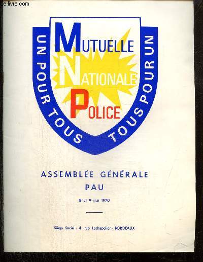 Mutuelle Nationale Police - Assemble gnrale, Pau