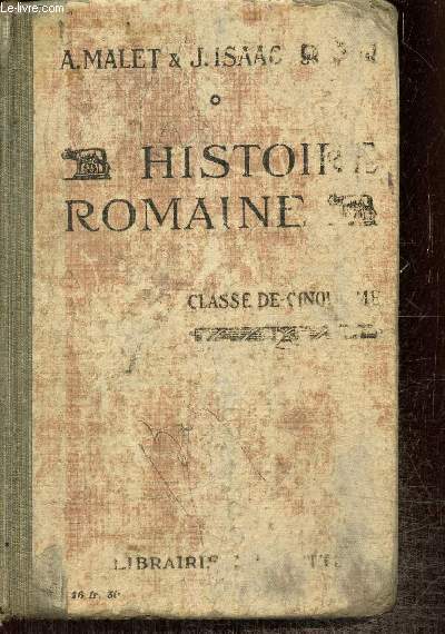 Histoire romaine - Classe de cinquime