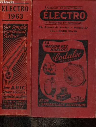 Electro - Annuaire de l'lectricit et industries s'y rattachant