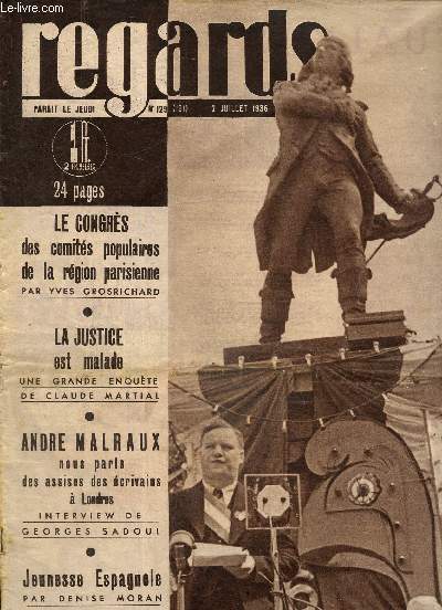 Regards, n129 (191), 2 juillet 1936) : A Sarcelles avec les 
