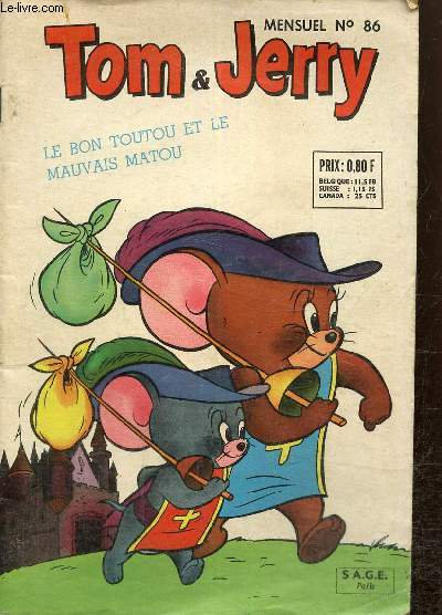 Tom & Jerry, n86 : Le bon toutou et le mauvais matou
