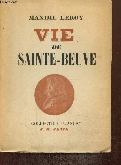 Vie de Sainte-Beuve