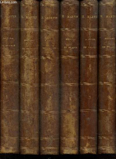 Histoire de France populaire depuis les temps les plus reculés jusqu'à nos jours, tomes I à VII (7 volumes)