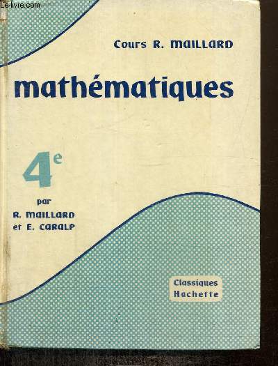 Mathmatiques - Classe de quatrime