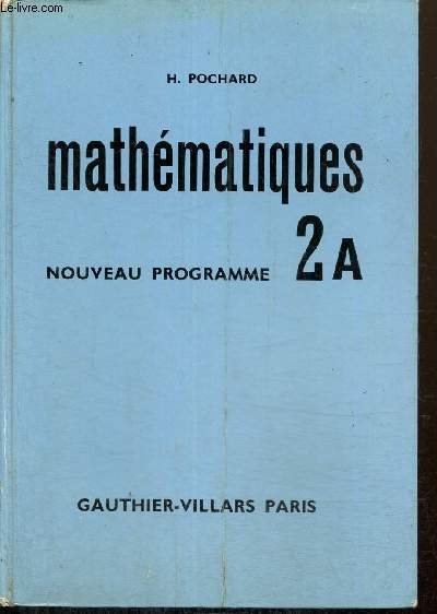 Mathmatiques - Classe de seconde A.