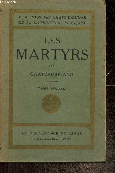 Les martyrs, tome II