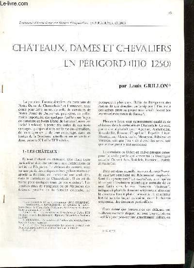Chteaux, dames et chevaliers en Prigord (1110-1250) (extrait de 